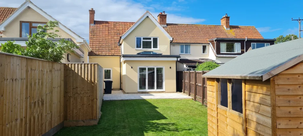 double extension and refurbishment work on house