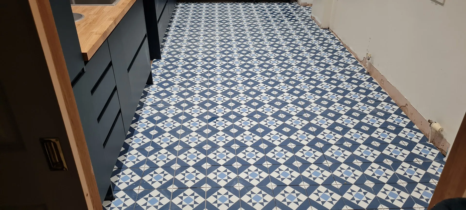 Floor Tiling & New Kitchen in Somerset