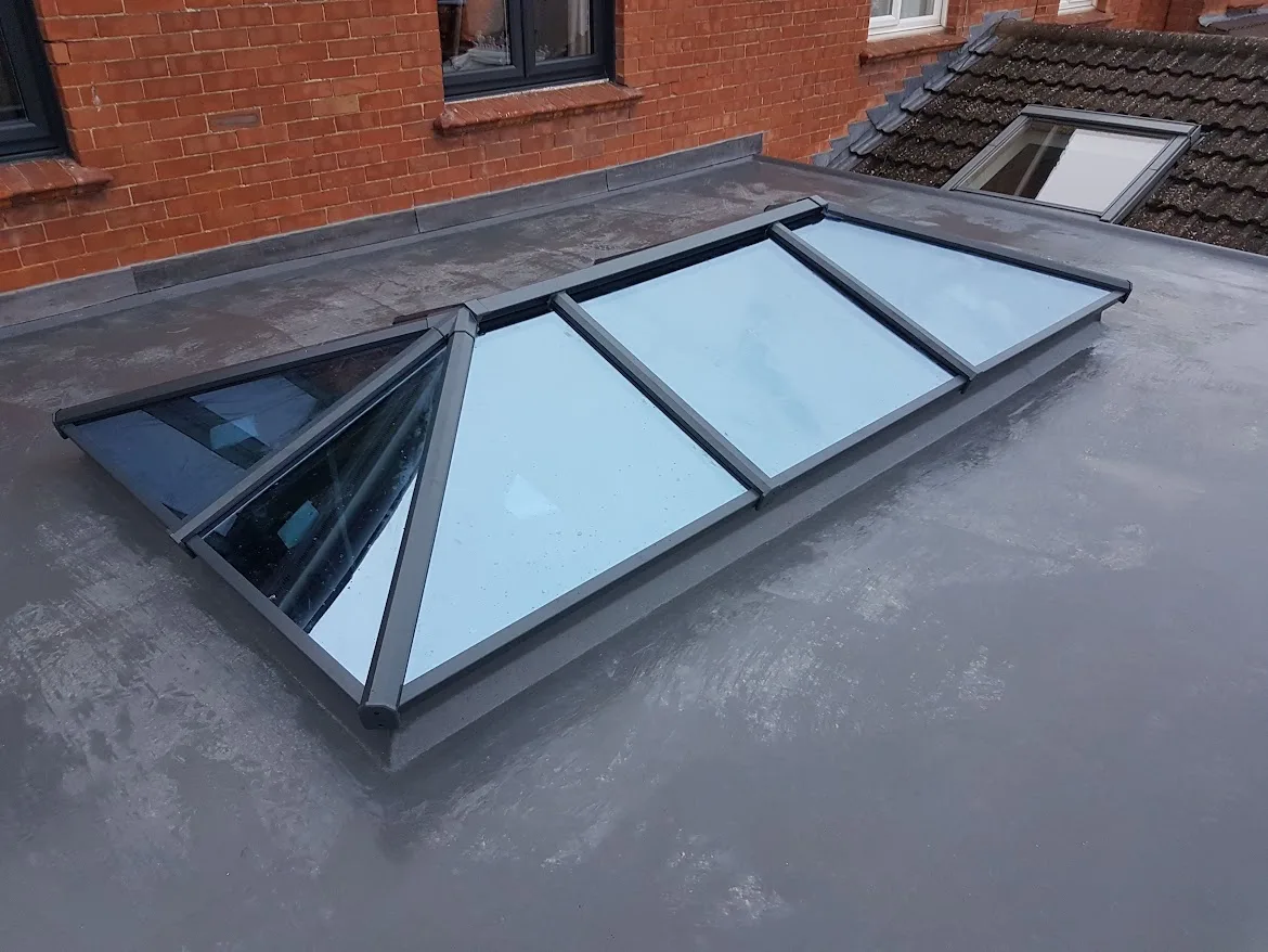 Lantern on New Fibre Glass Roof in Burnham-on-Sea
