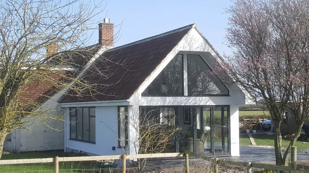 Extension and patio