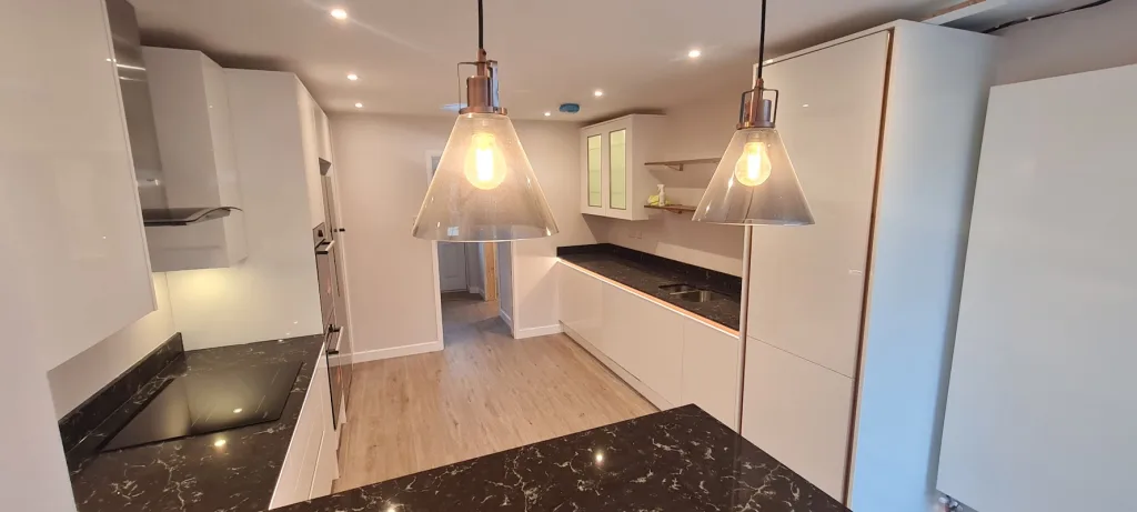 Kitchen and garage conversion